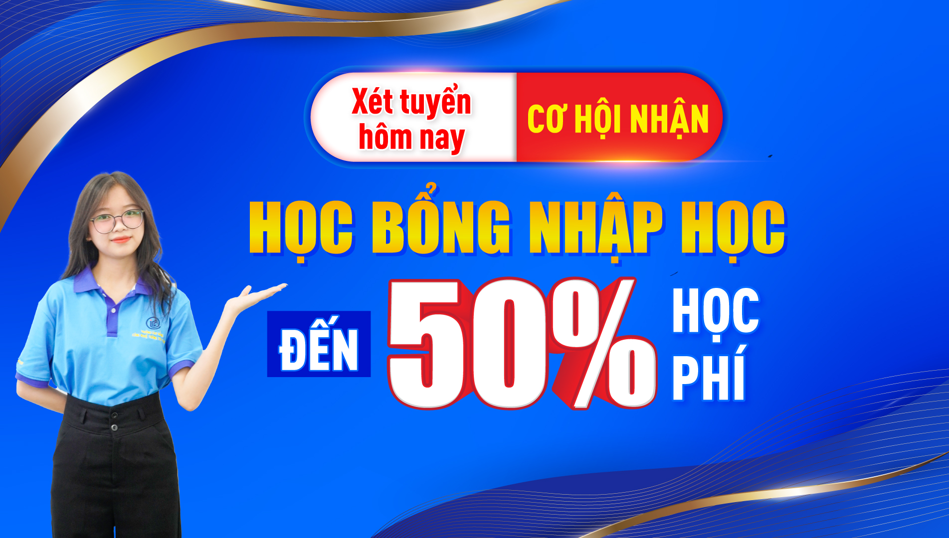 Hoc bong 50% hoc phi