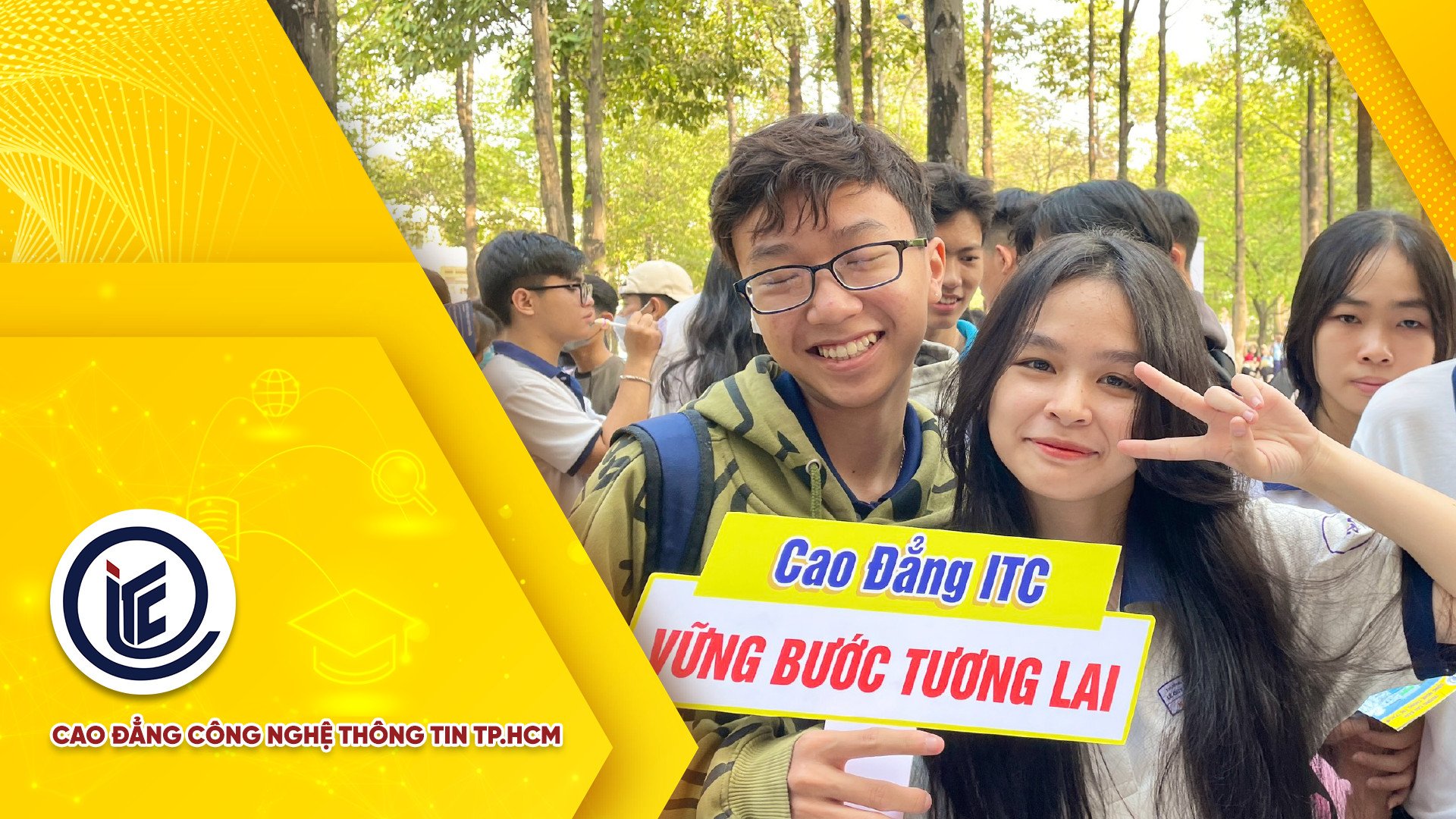 Gian tư vấn ITC nhộp nhịp tại Ngày hội tư vấn tuyển sinh năm 2024 ở tỉnh Đồng Nai