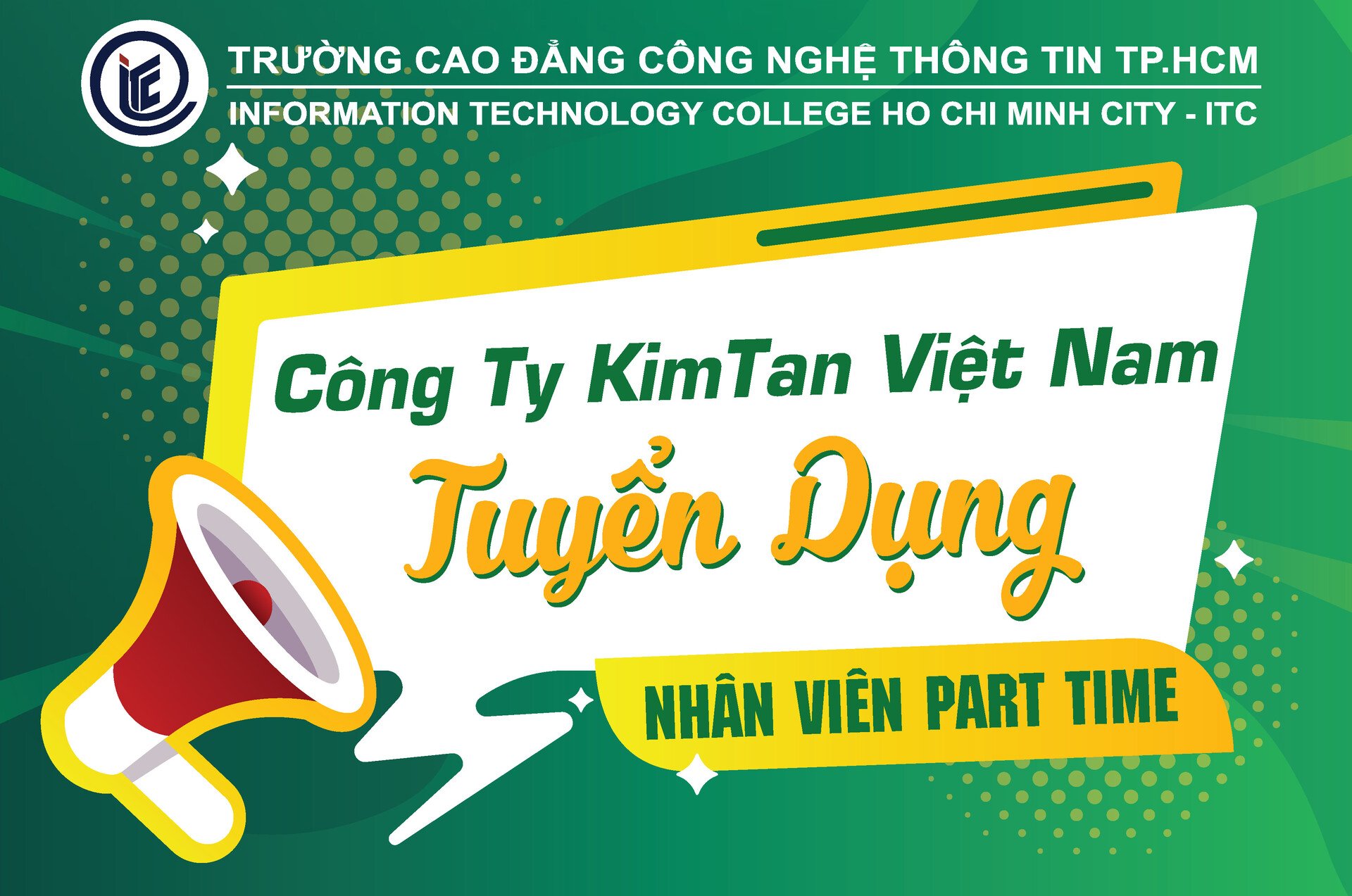 Công ty TNHH SXTM KimTan Foods and Drink Việt Nam tuyển dụng nhân viên parttime, fulltime