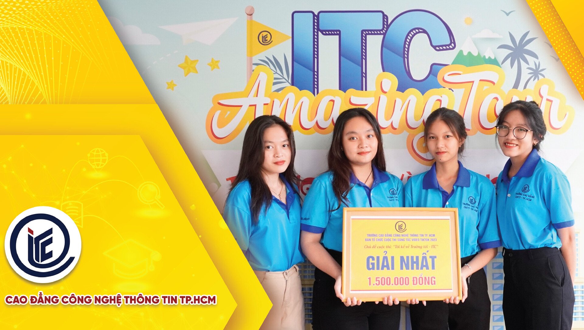 Tác phẩm đạt giải nhất - Cuộc thi sáng tạo video Tiktok "Tôi kể về trường tôi -ITC"