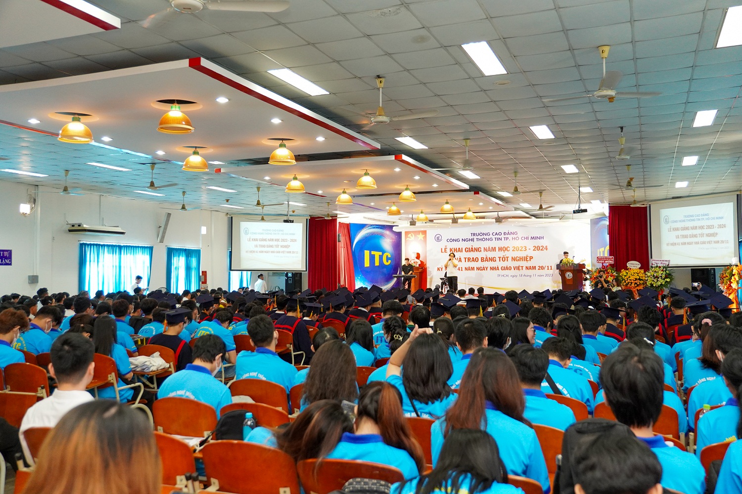 Trường ITC long trọng tổ chức Lễ khai giảng năm học 2023 – 2024 và trao bằng tốt nghiệp; Kỷ niệm 41 năm ngày Nhà giáo Việt Nam 20/11