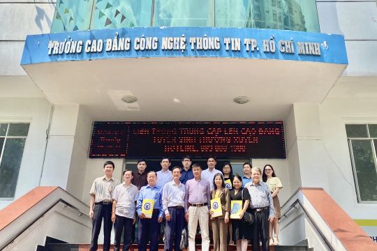 Hội Giáo dục nghề nghiệp Thành phố Hồ Chí Minh đến thăm và làm việc tại Trường ITC