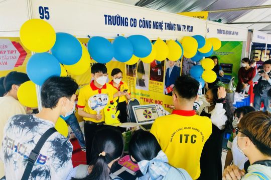 ITC tham dự Ngày hội tư vấn Tuyển sinh - Hướng nghiệp năm 2022 tại Cần Thơ